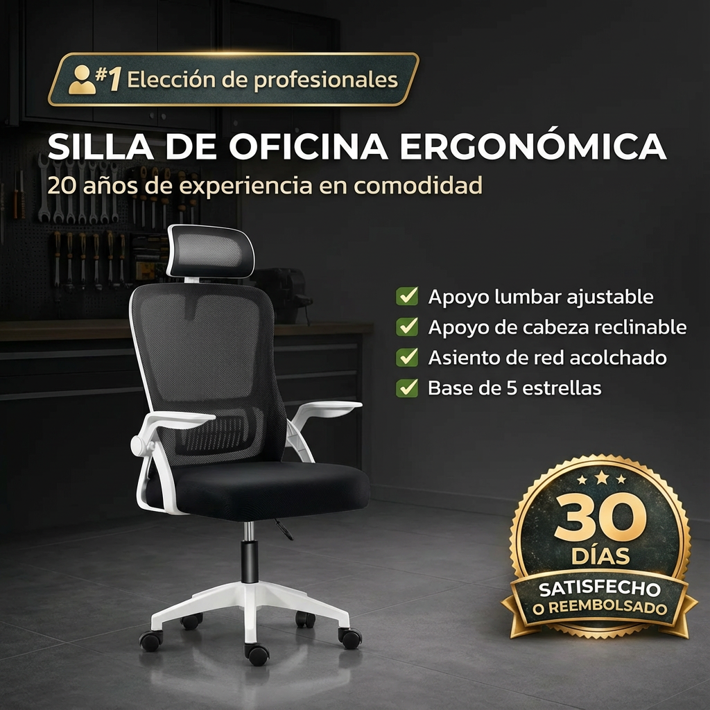 Silla de Oficina Ergonómica 
