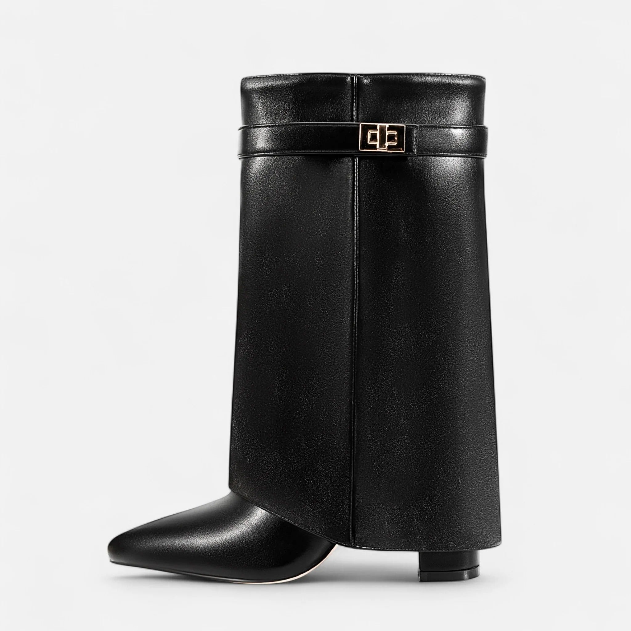 Westlyn™ | Botas de media caña con tacón alto y punta para mujer