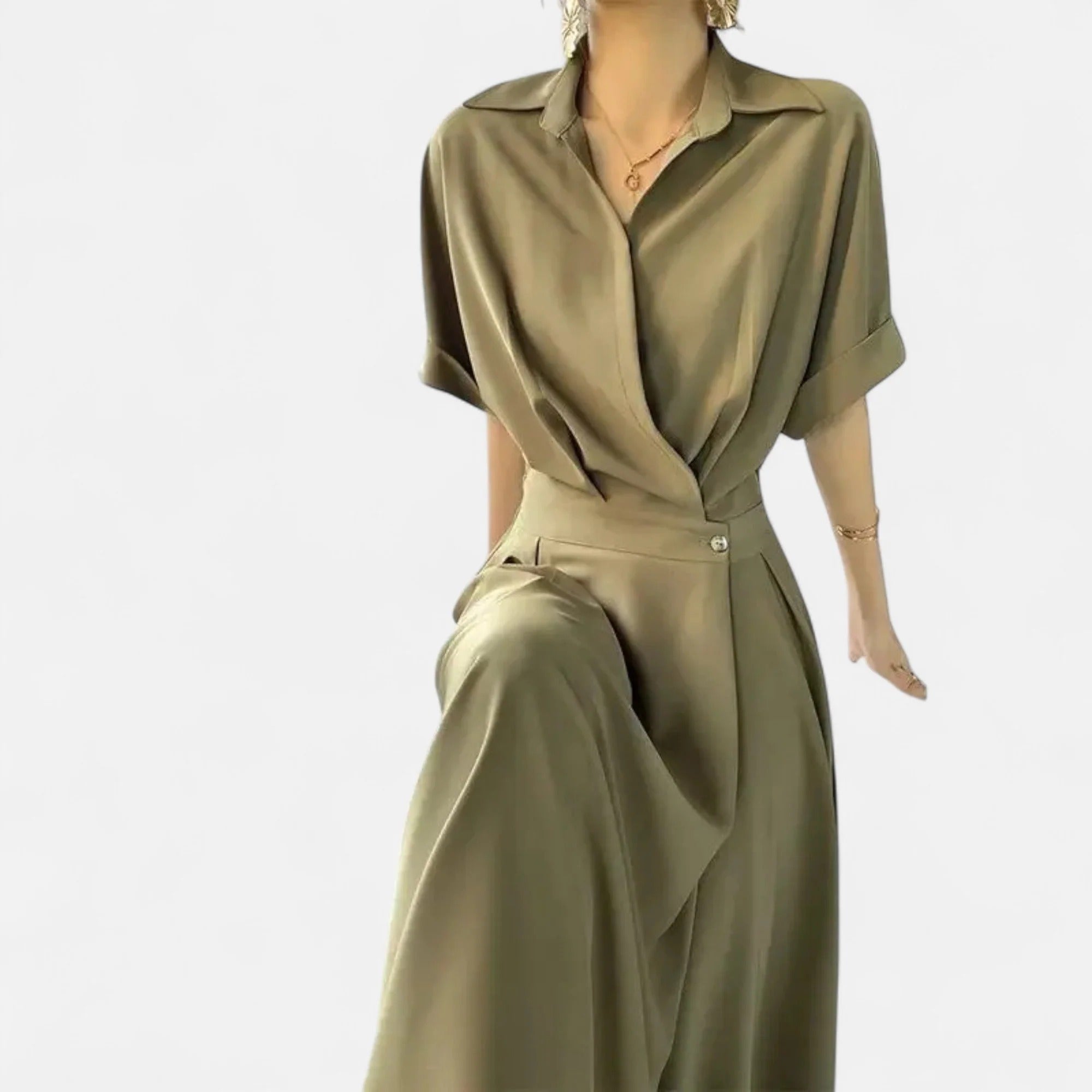 Westlyn™ | Vestido camisero para mujer en mezcla de algodón