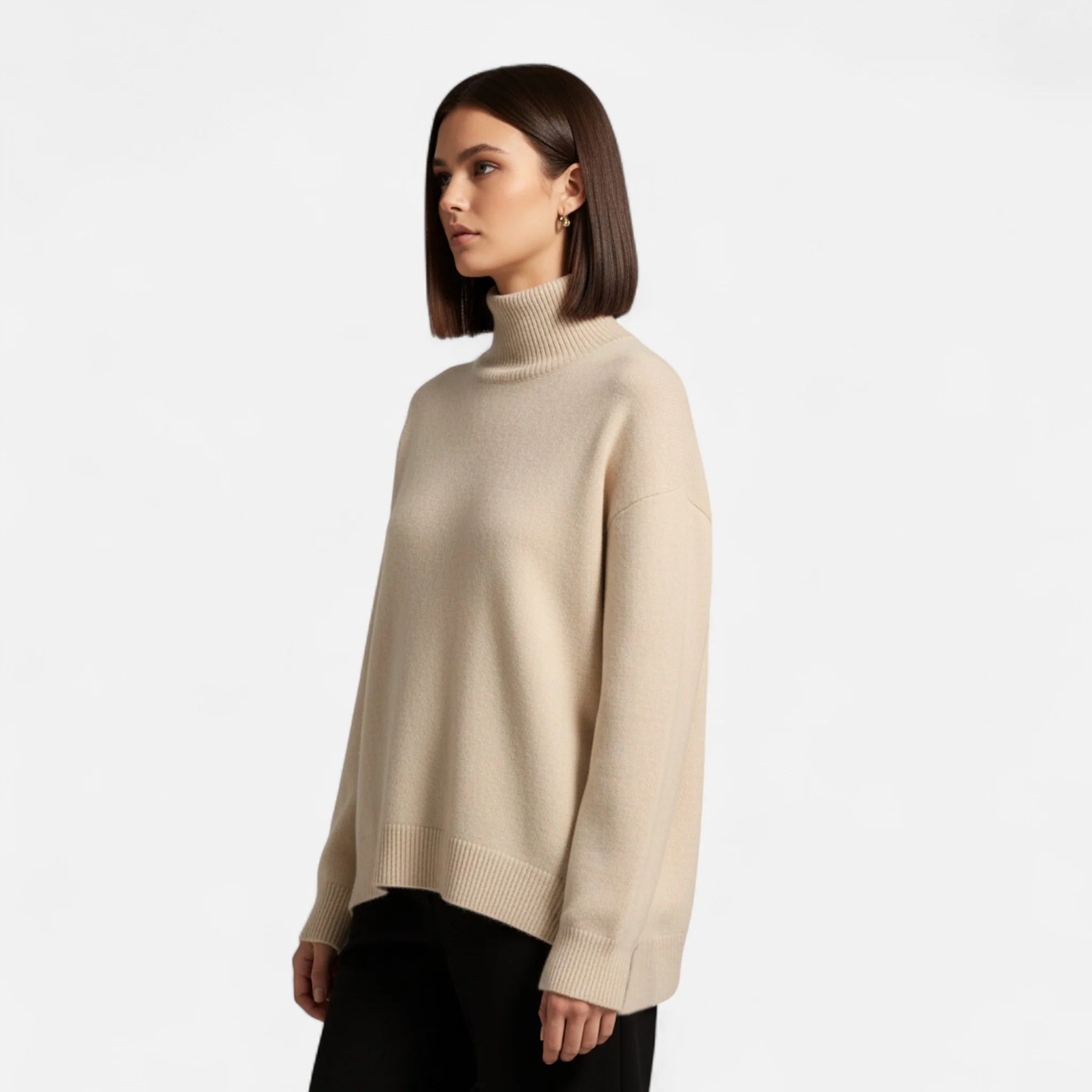 Westlyn™ | Pull col roulé en cachemire pour femme