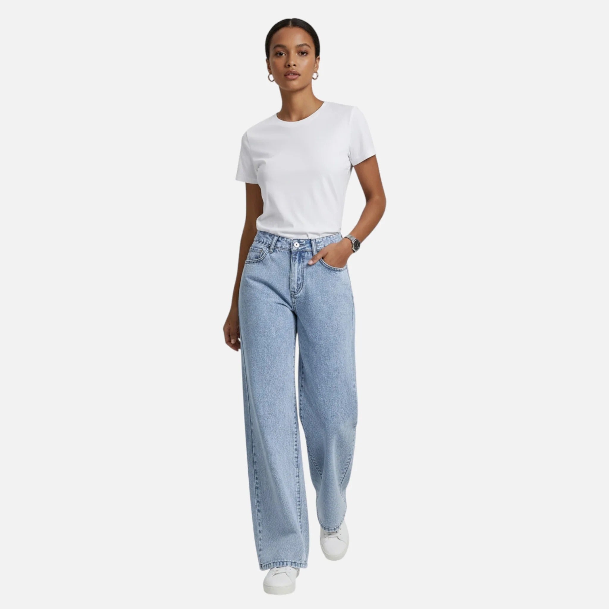 Westlyn™ | Pantalon en denim ample pour femme