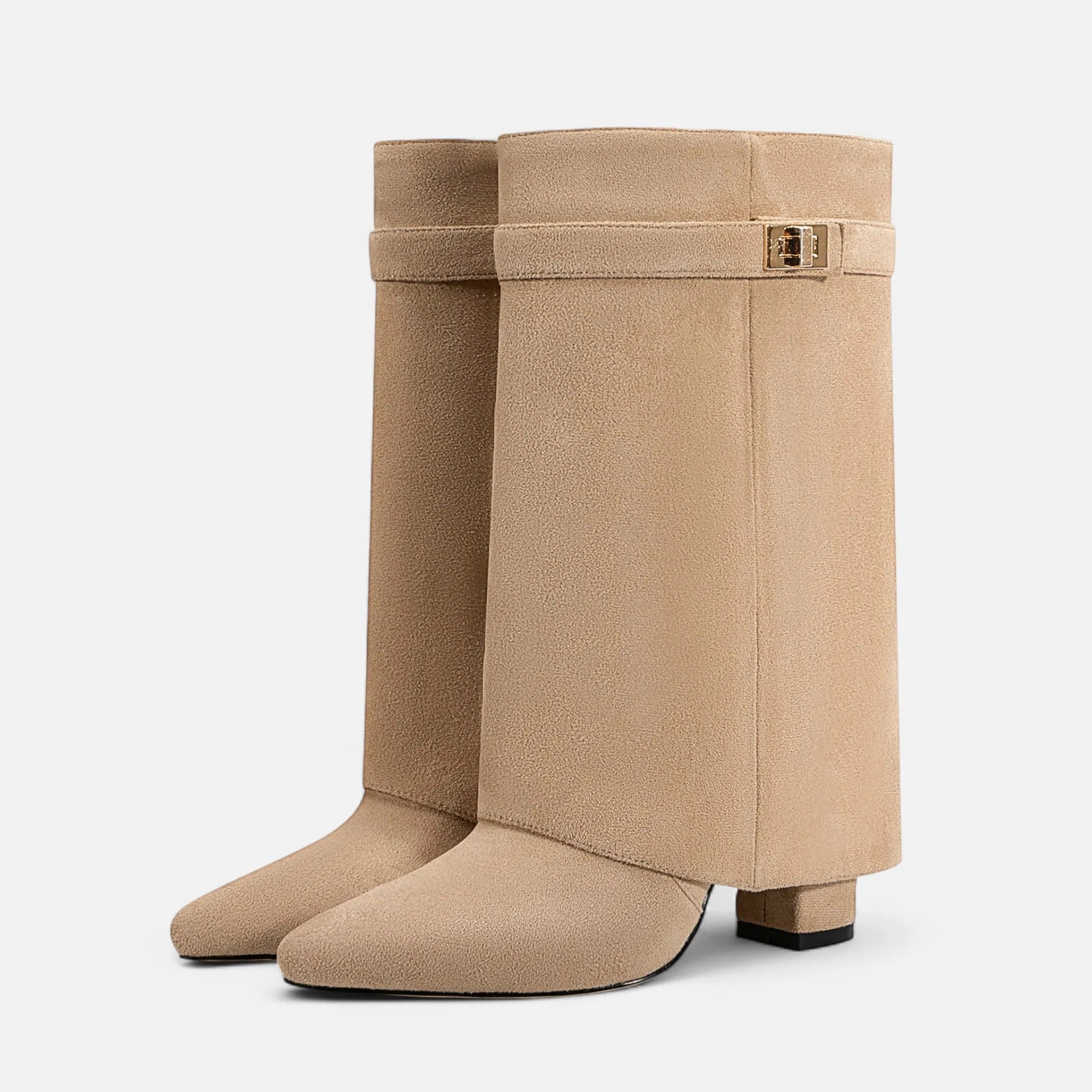 Westlyn™ | Botas de media caña con tacón alto y punta para mujer