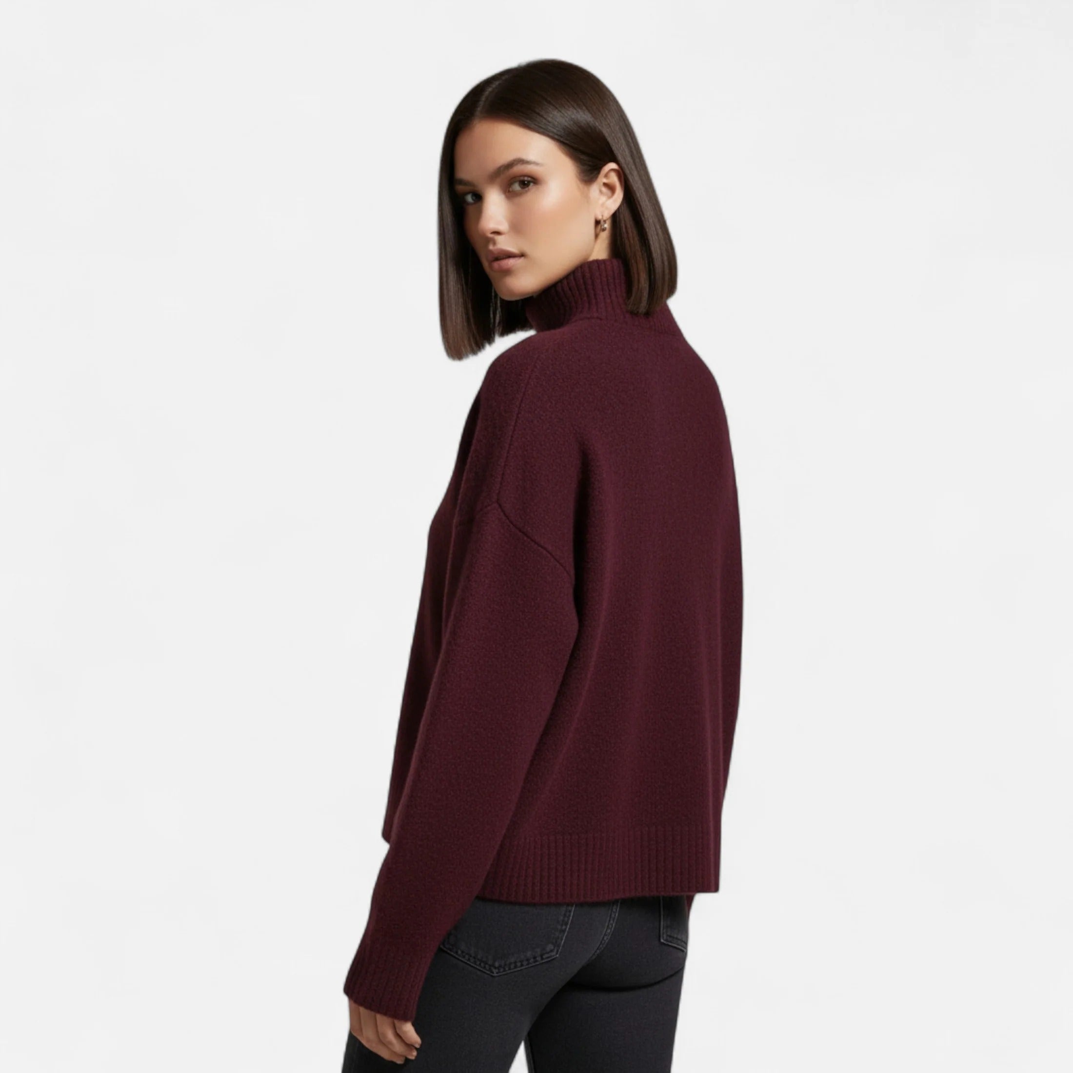 Westlyn™ | Pull à col roulé vintage pour femme